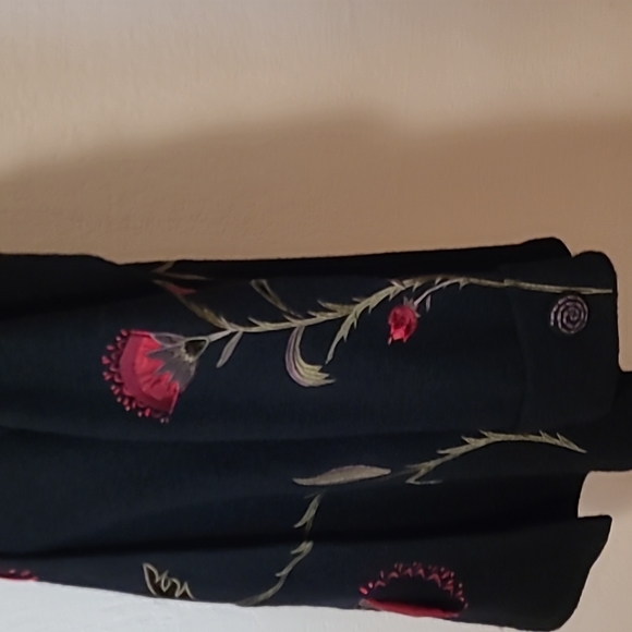 Covelo Clothing Inc. Jackets & Coats Covelo Black Wool Coat With Embroidery Poshmark